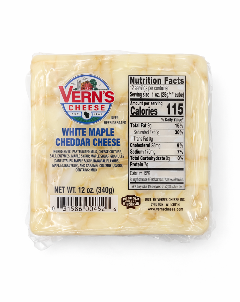 Vern's Maple Cheddar Cheese 12oz