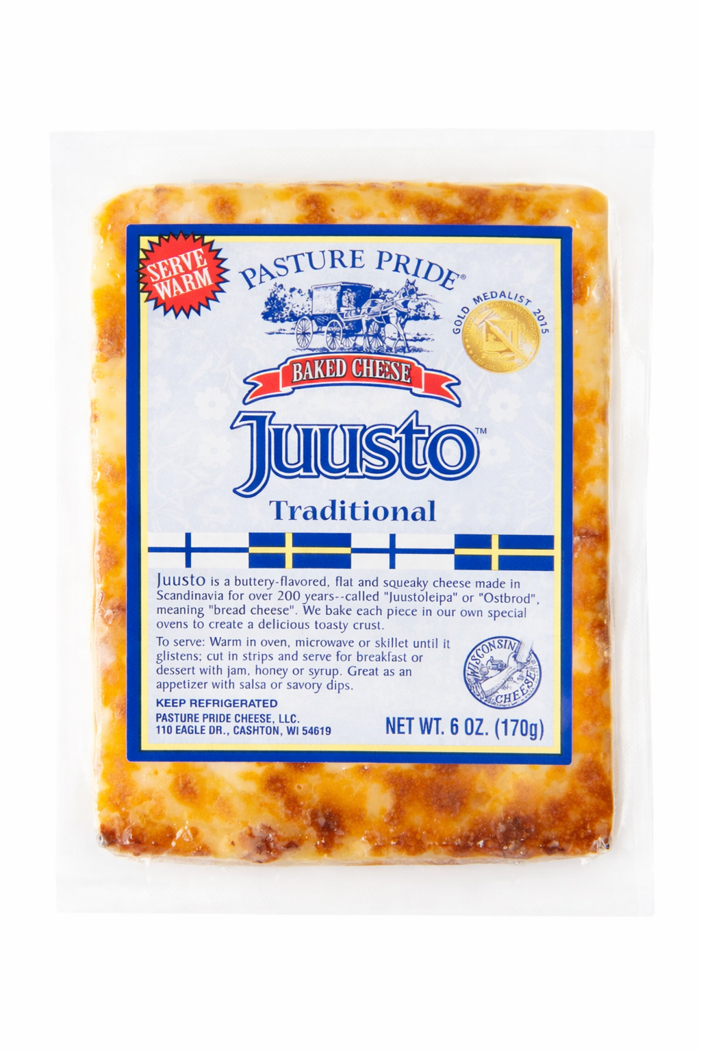 Pasture Pride Plain Juusto Cheese 7oz