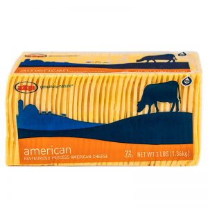 AMPI sliced American cheese 3 lb