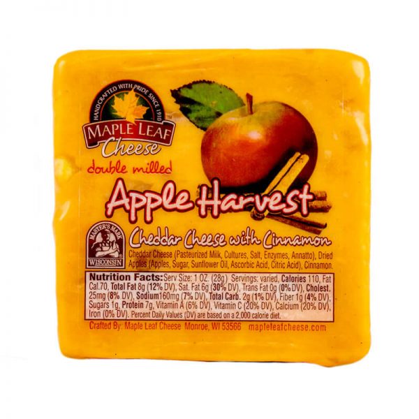 Mapleleaf Apple Harvest Cheddar Cheese 1lb