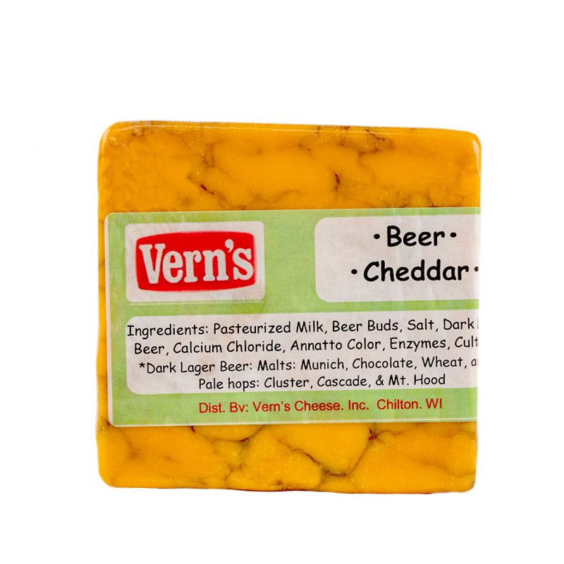Vern's Beer Cheddar Cheese 1lb