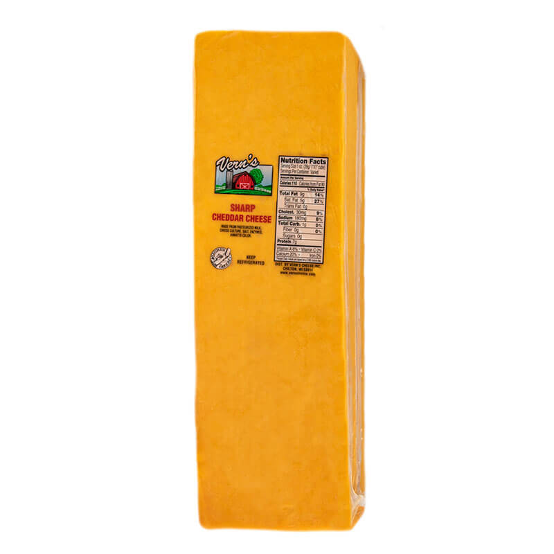 Vern's Sharp Cheddar Cheese 5lb Loaf