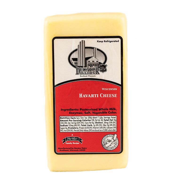 Decatur Dairy Domestic Harvarti Cheese 1lb