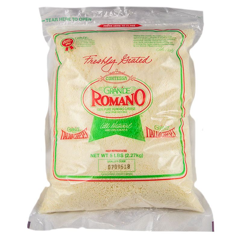 Grande Contessa Grated Romano Cheese 5lb