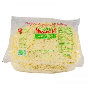 Grande Shredded Whole Milk Mozzarella Cheese 5lb