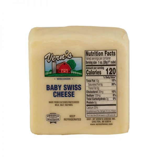 Vern's Baby Swiss Cheese 1lb