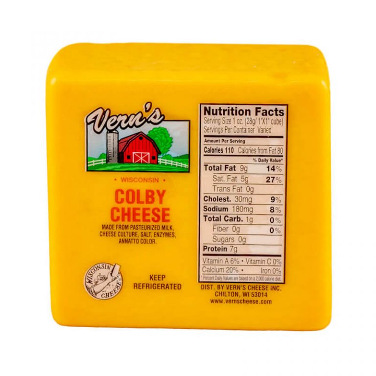 Buy Wisconsin Colby Cheese Online Vern's Cheese