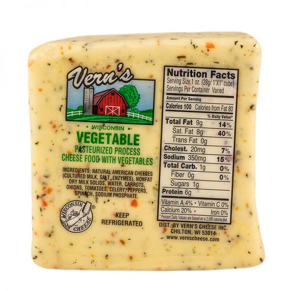 vern's garden vegetable cheese