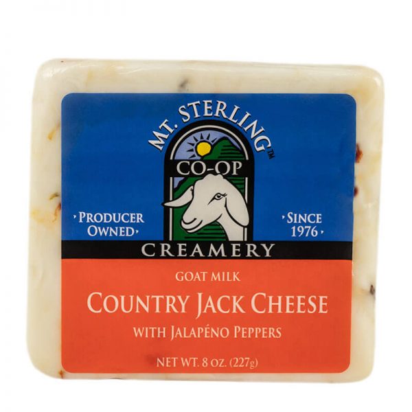 mt. sterling jalapeno jack goat cheese