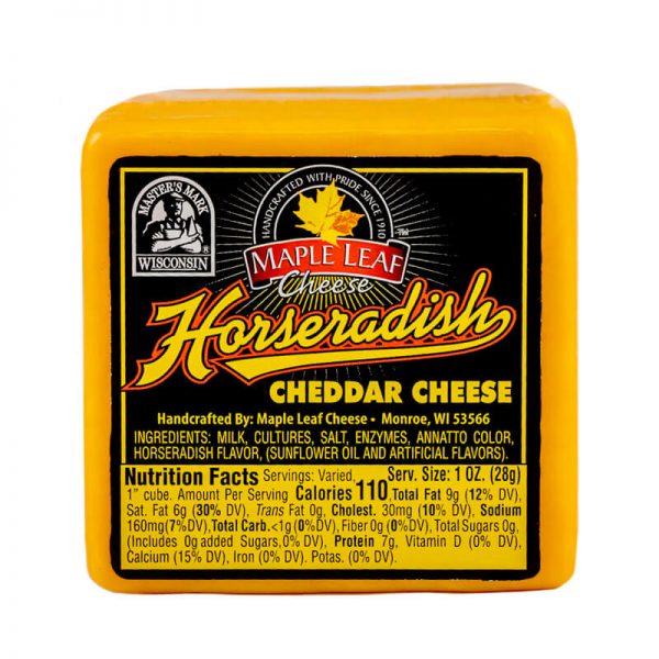 Mapleleaf Horseradish Cheddar Cheese 1lb