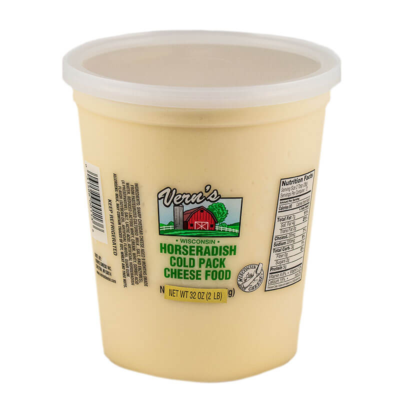 Buy Wisconsin Horseradish Cheese Spread Online Vern's Cheese
