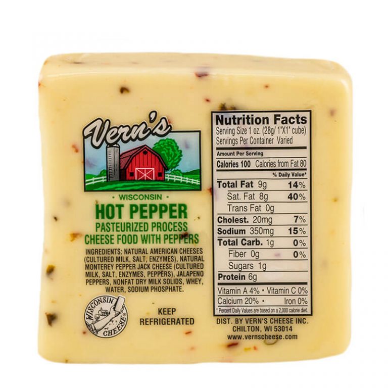Buy Wisconsin Pepper Cheese Online Vern's Cheese