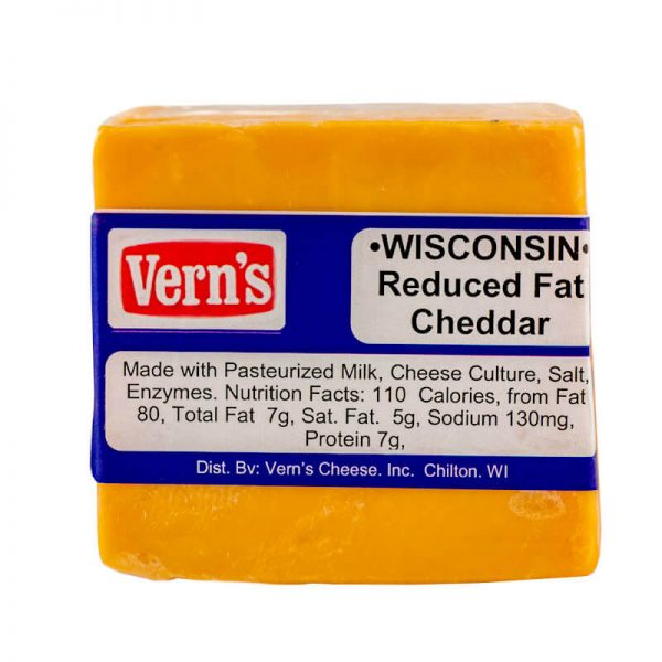 Vern's Reduced Fat Cheddar Cheese 1lb