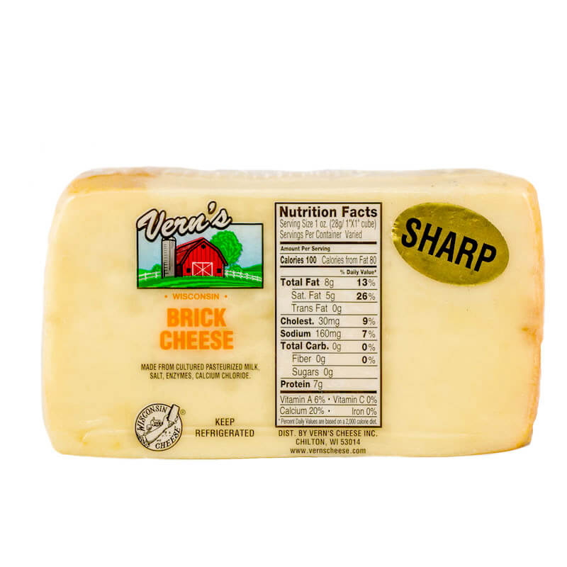 Widmer Sharp Brick Cheese 1lb
