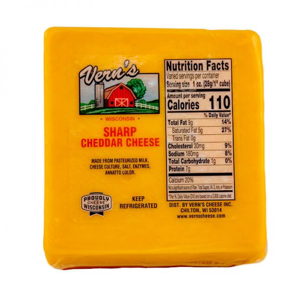 Vern's Sharp Cheddar Cheese 1lb