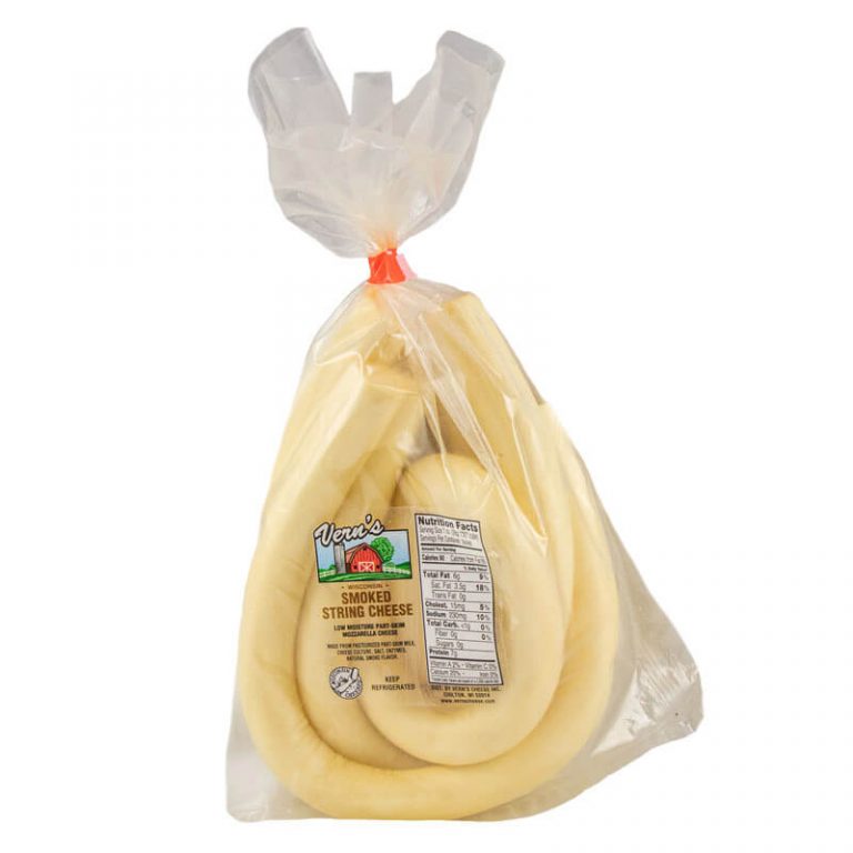 Buy Smoked Wisconsin String Cheese Online | Vern's Cheese