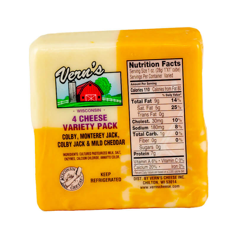 Vern's Variety Cheese Pack 1lb
