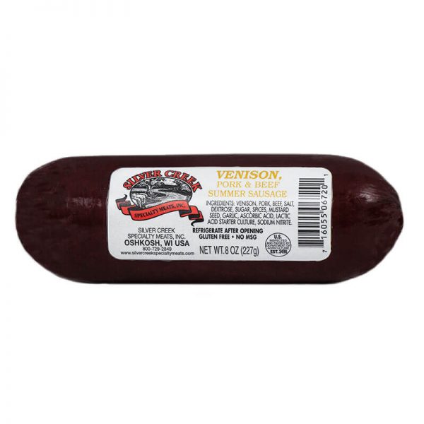 silver creek speacialty meats venison summer sausage