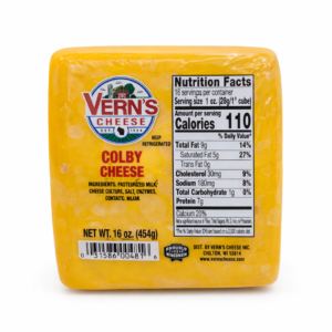 Vern's Colby Cheese 1lb