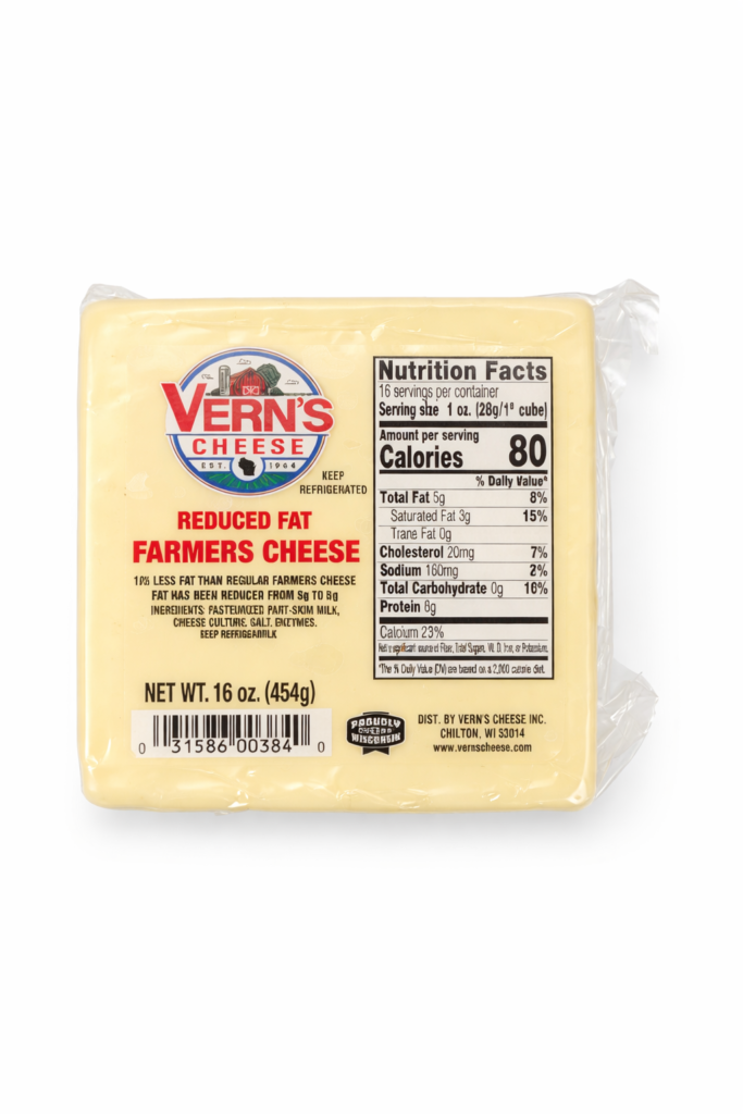 Vern's Farmers Cheese 1lb