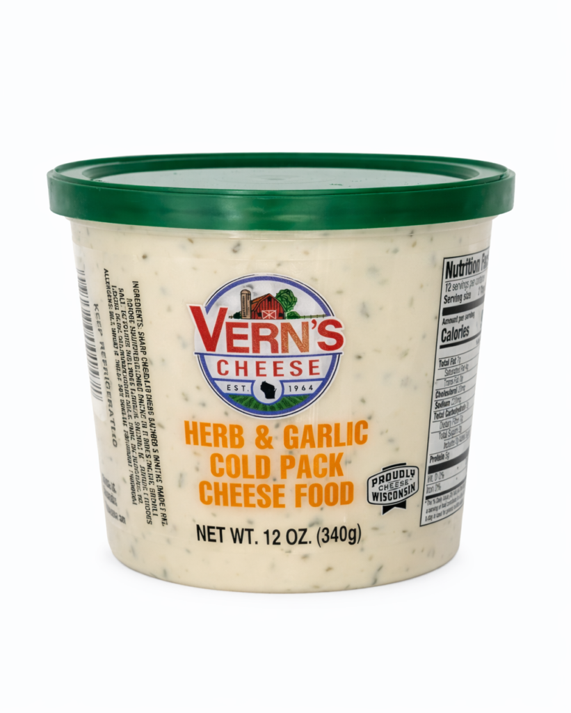 Vern's Herb & Garlic Cheese Spread 12oz