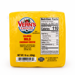 Vern's Mild Cheddar Cheese 1lb