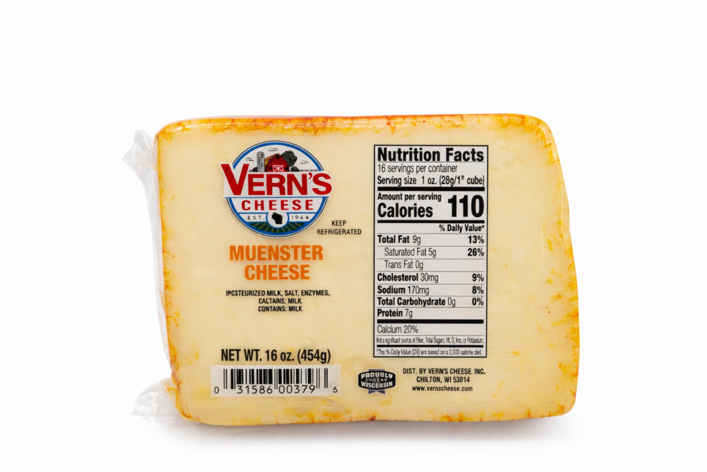 Vern's Muenster Cheese 1 lb
