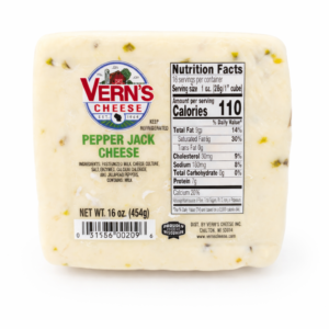 Vern's Pepper Jack Cheese 1lb
