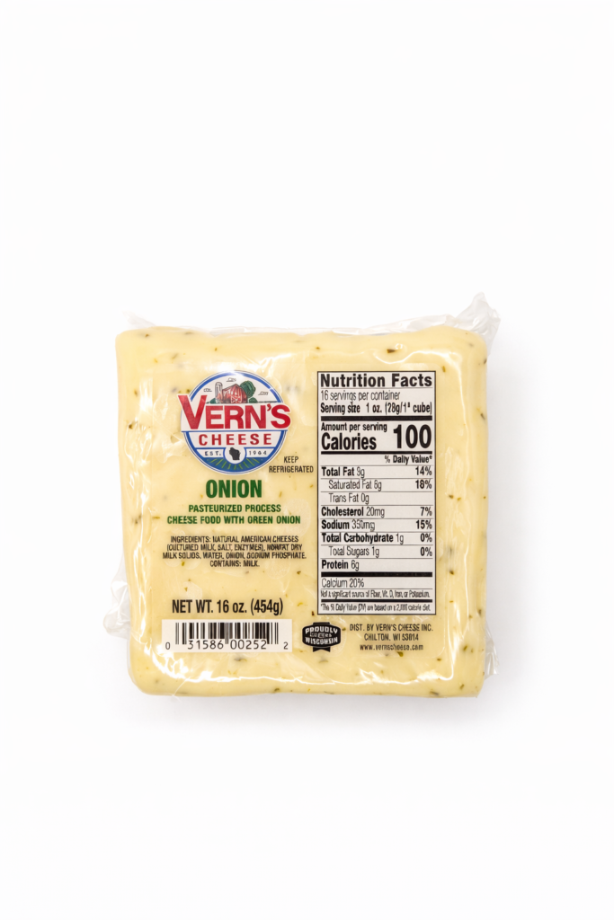 Vern's Onion Cheese 1lb