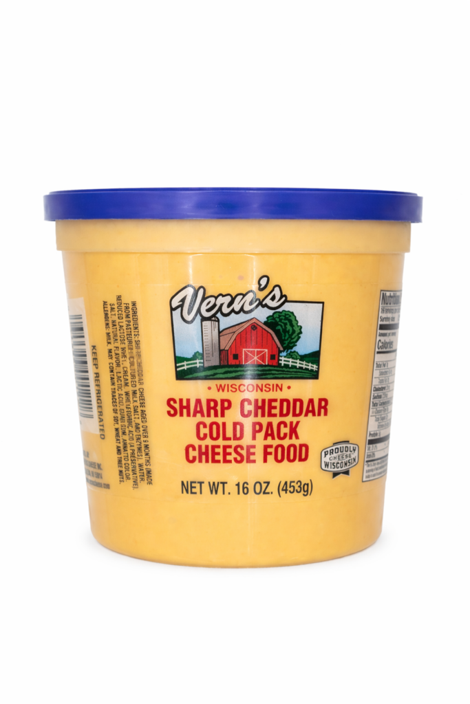 Vern's 1lb Cheddar Cheese Spread