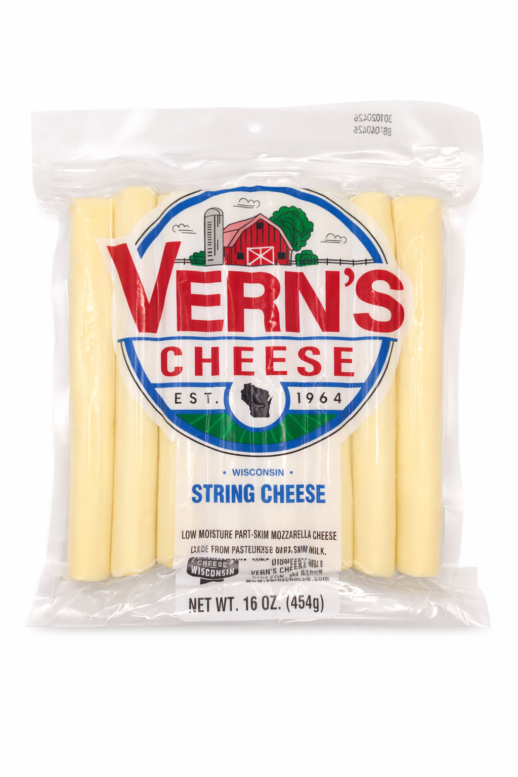 Vern's Fresh String Cheese 1lb