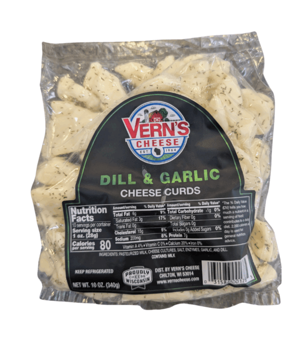 Vern's 10oz Dill & Garlic Curds
