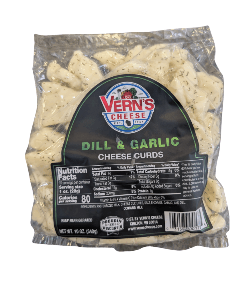 Vern's 10oz Dill & Garlic Curds