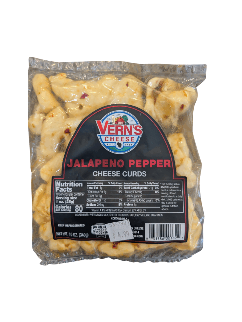 Vern's 10oz Jalapeno Pepper Curds