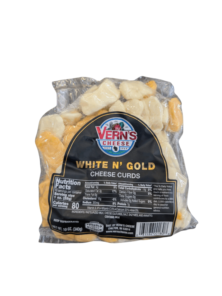 Vern's 10oz White 'n Gold Curds