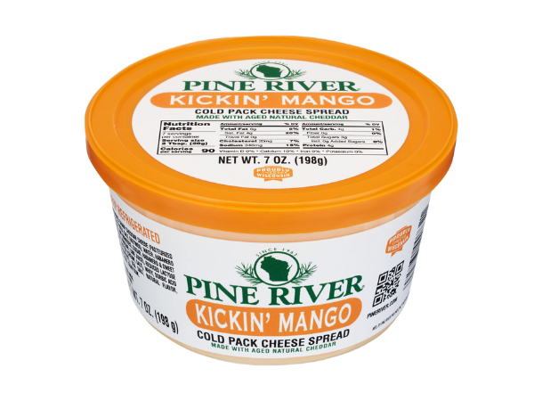 Pine River Kickin' Mango Cheese Spread 7oz