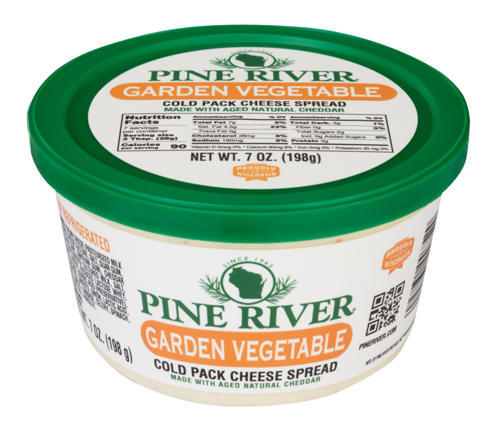 Pine River Garden Vegetable Cheese Spread 7oz