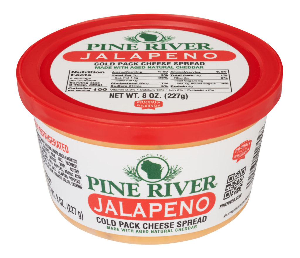 Pine River Jalapeno Cheese Spread 8oz