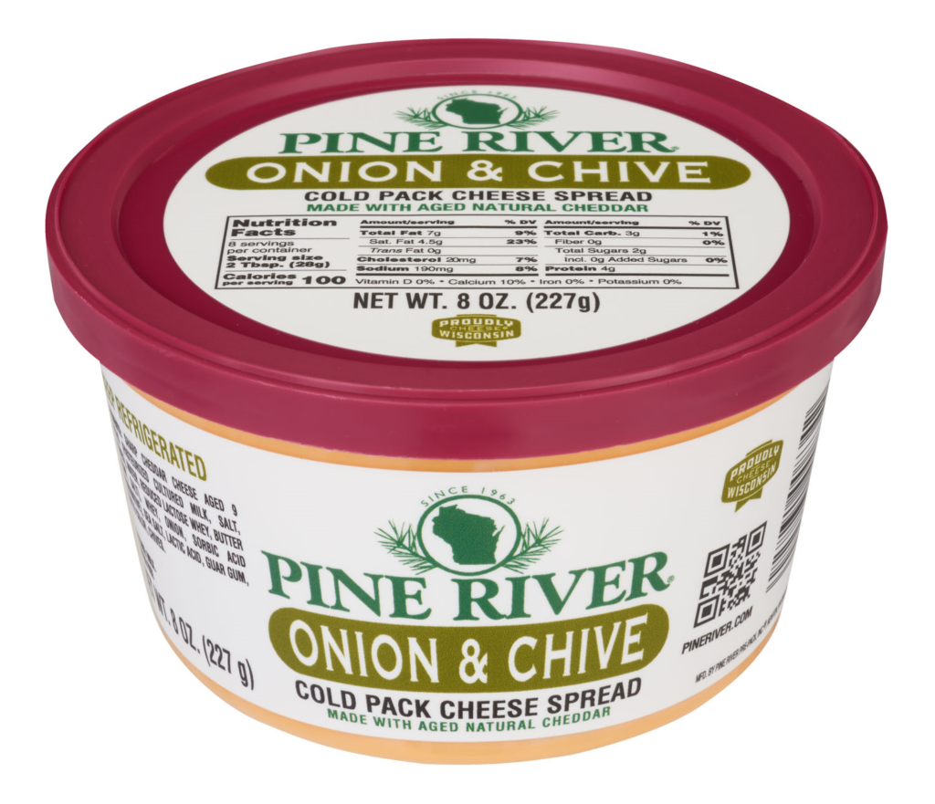 Pine River Onion and Chive Cheese Spread 8oz