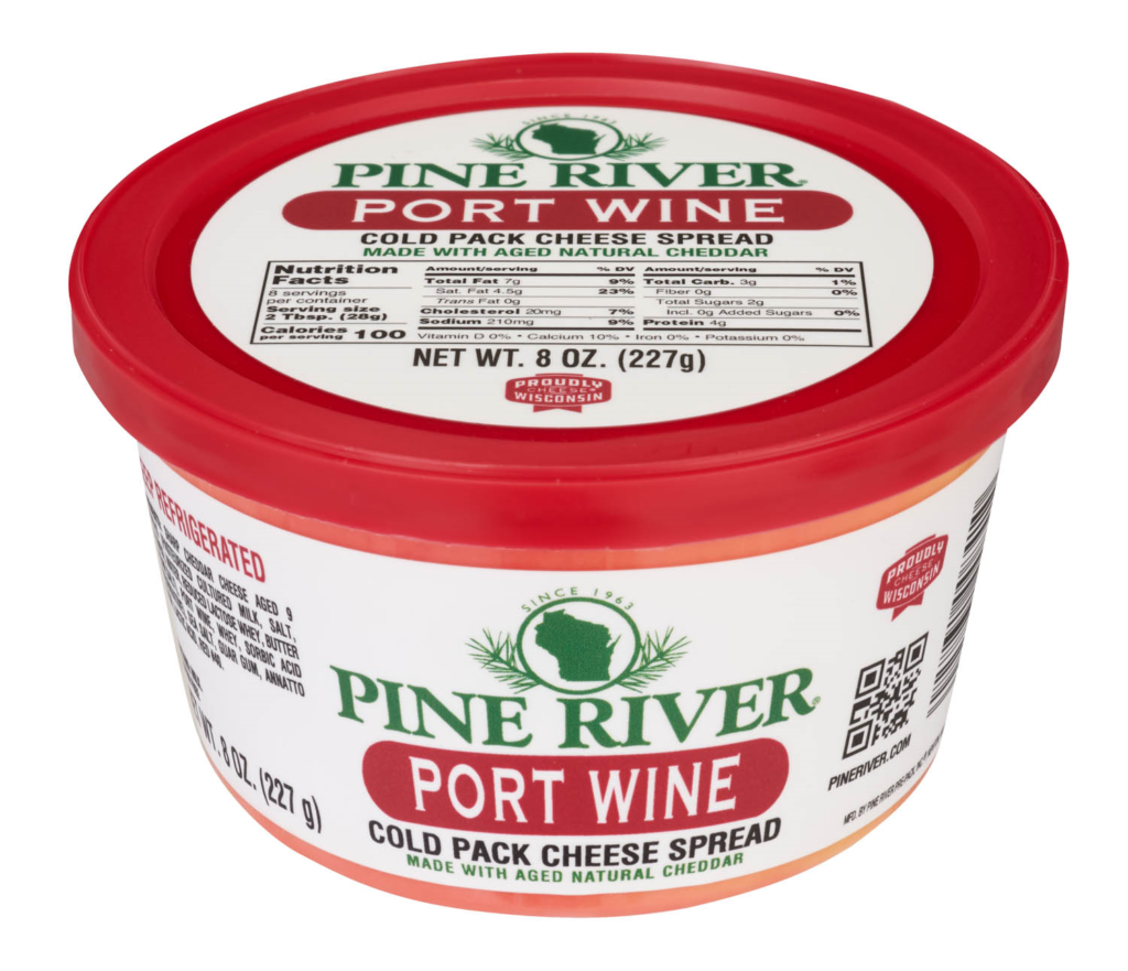 Pine River Port Wine Cheese Spread 8oz