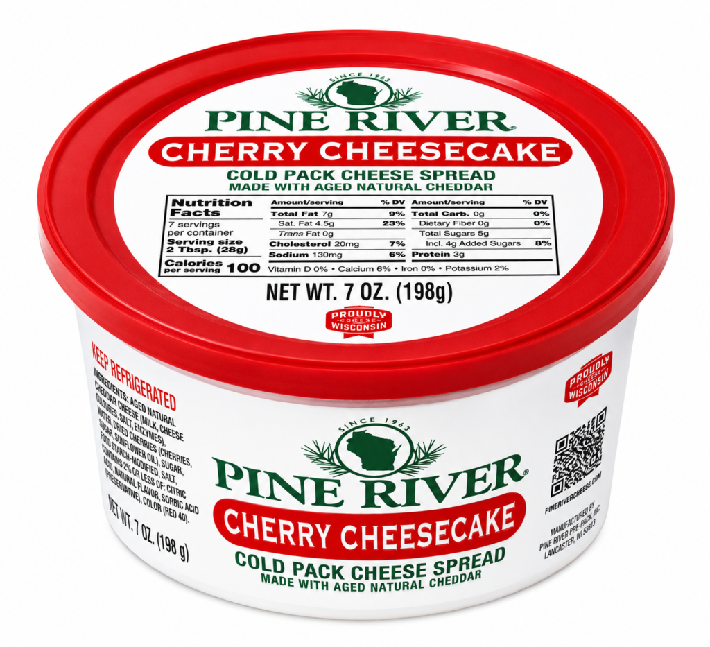 Pine River Cherry Cheesecake Cheese Spread 7oz